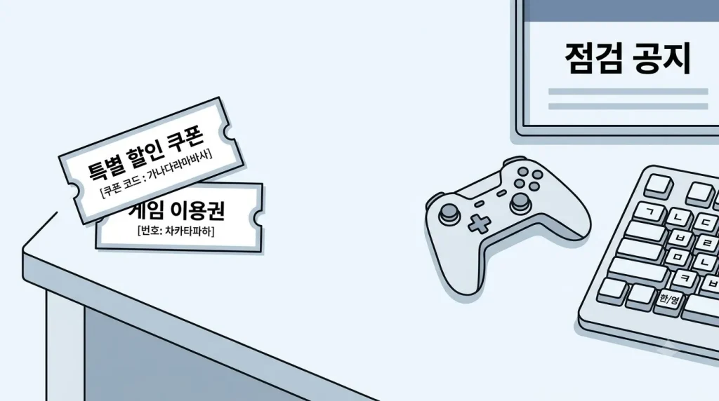 모바일 게임 쿠폰 등록 방법 — 플랫폼별 정리