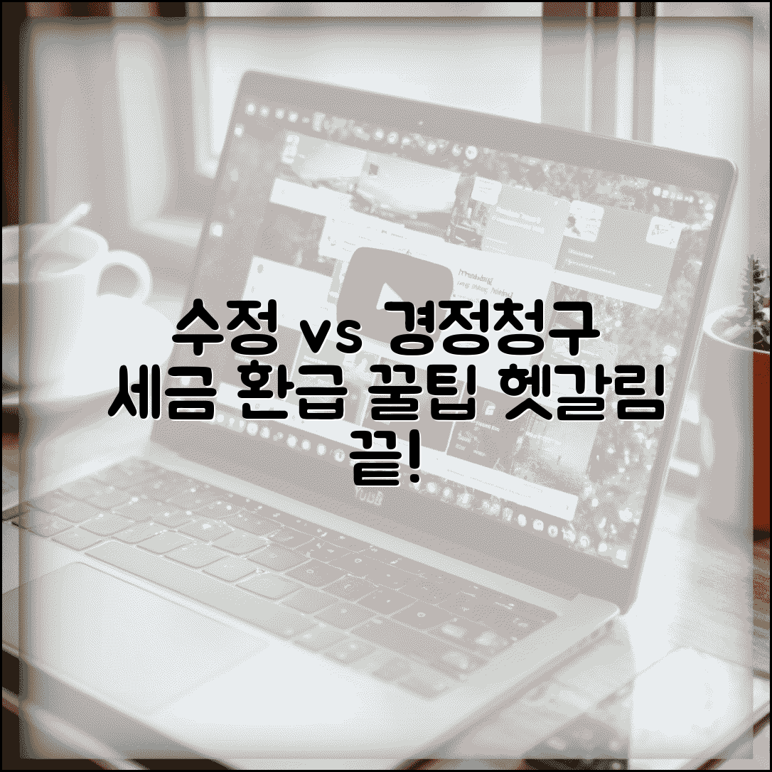 수정신고 경정청구 차이점 | 수정신고와 경정청구 비교 분석