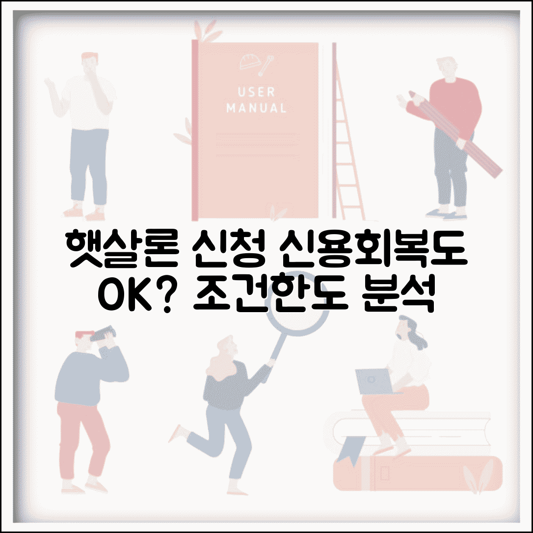 신용회복중햇살론 신청 가능할까? | 조건과 한도 현실적 분석