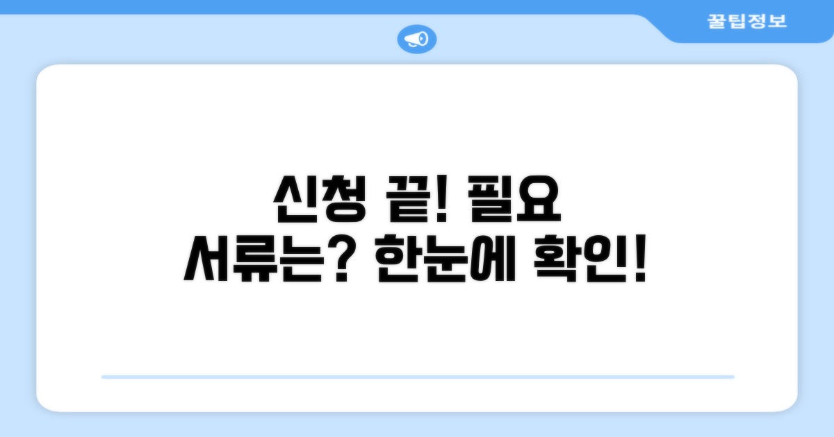 신청 절차와 필요 서류