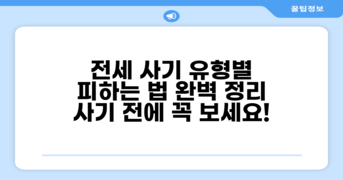 전세 사기 유형별 예방법