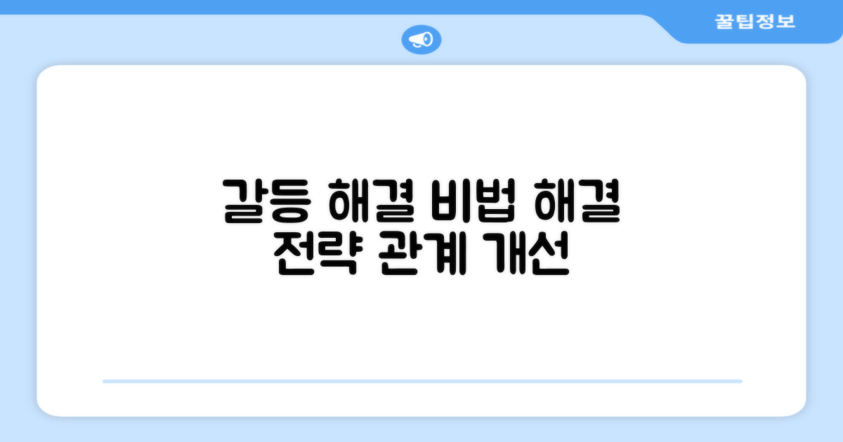 분쟁 해결을 위한 접근