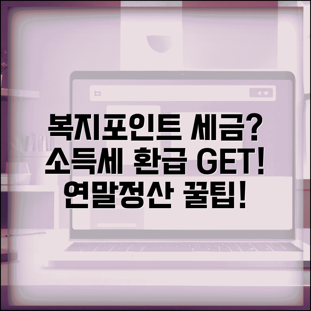 복지포인트 세금 신고 방법 | 소득세 부과 여부와 연말정산 처리 방법