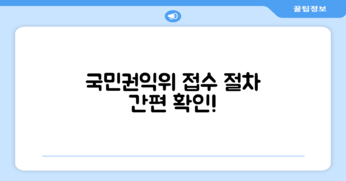 국민권익위원회 접수 절차