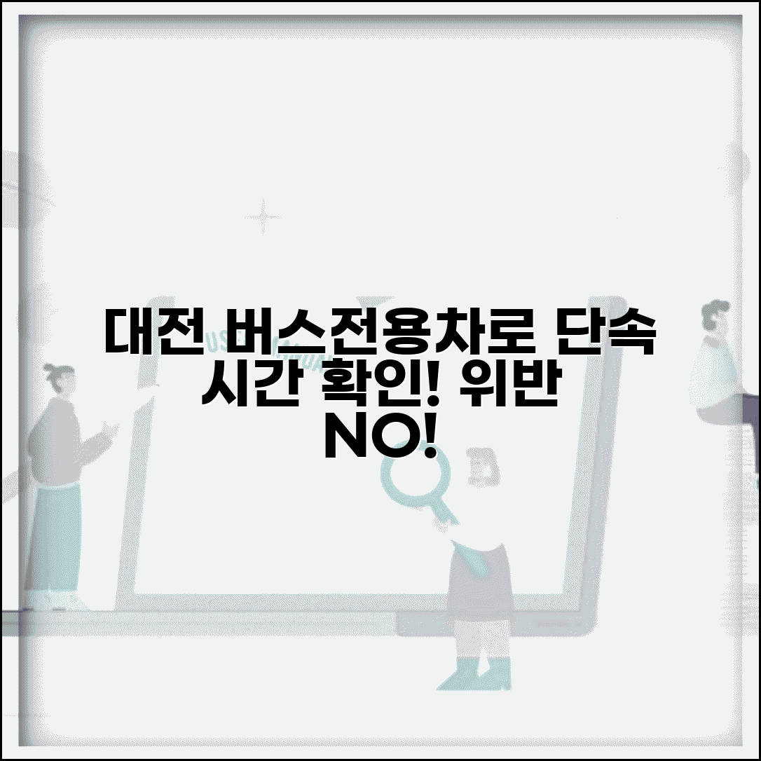 대전 시내버스전용차로 단속시간 | 대전시 버스전용차로 위반 단속 운영 시간대
