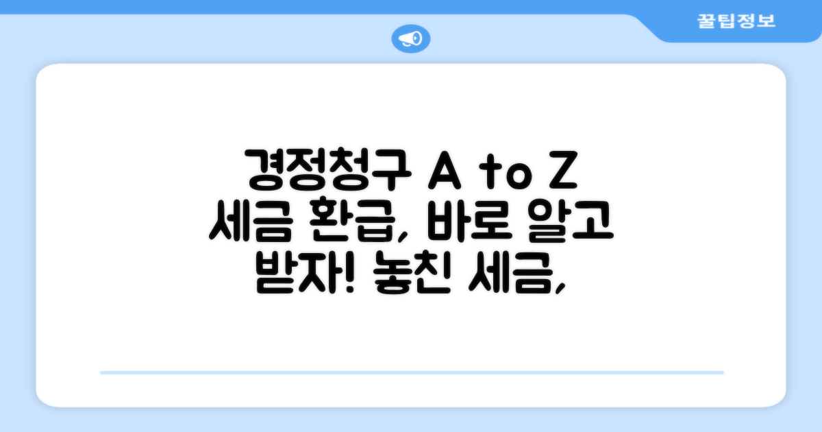 경정청구란 무엇인가? 핵심 개념