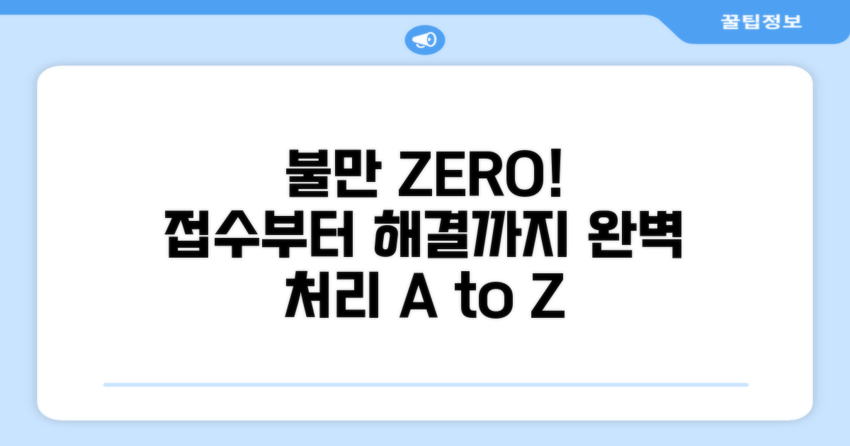 고객 불만 접수: 꼼꼼한 처리 절차 안내
