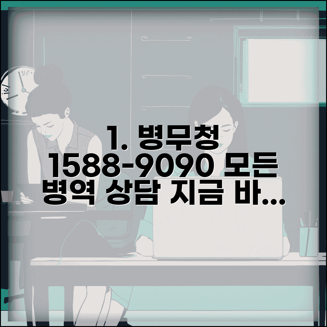 병무청 상담 전화번호 1588-9090 | 입영통지서부터 면제 신청까지 병역 관련 종합 상담