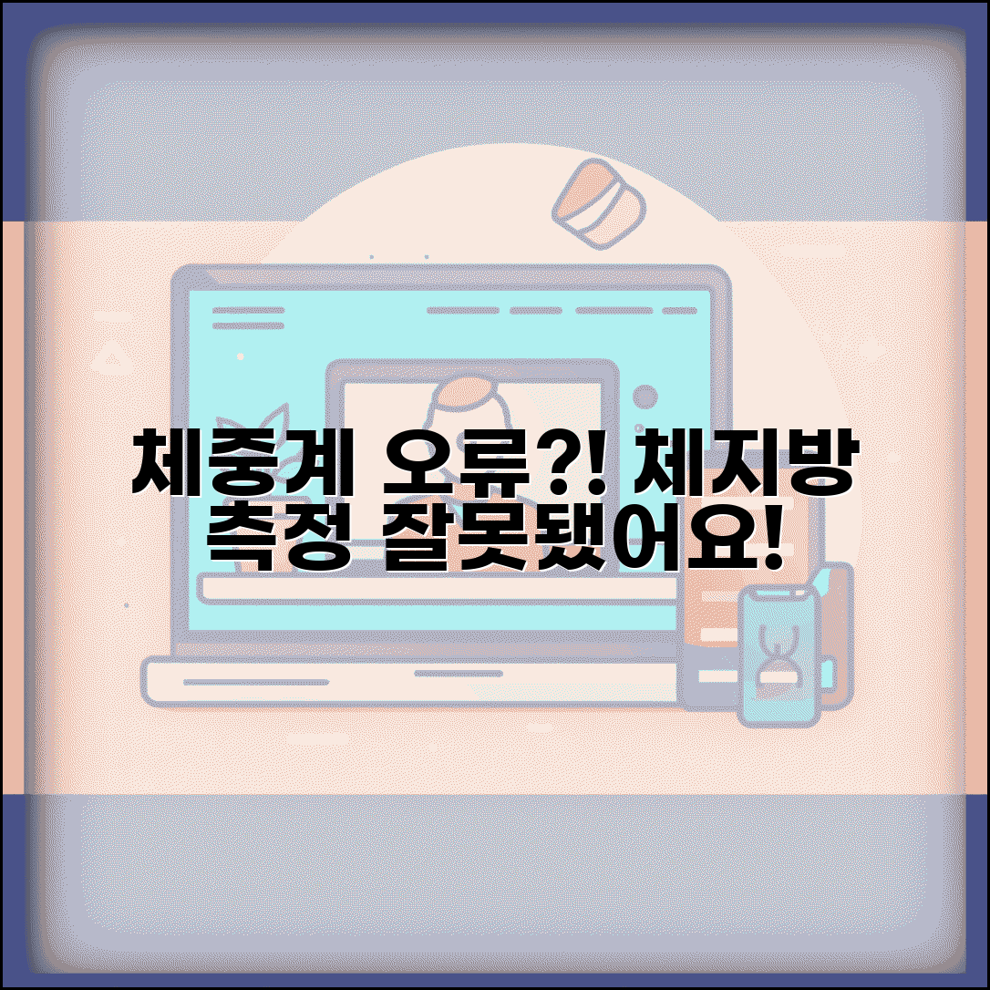 체중계 측정 오류 체지방률 | 체중계 부정확한 측정