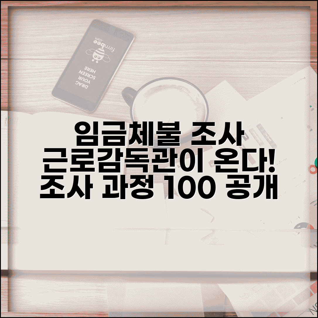 고용감독관 임금체불 조사 | 임금체불 신고 후 근로감독관 조사과정