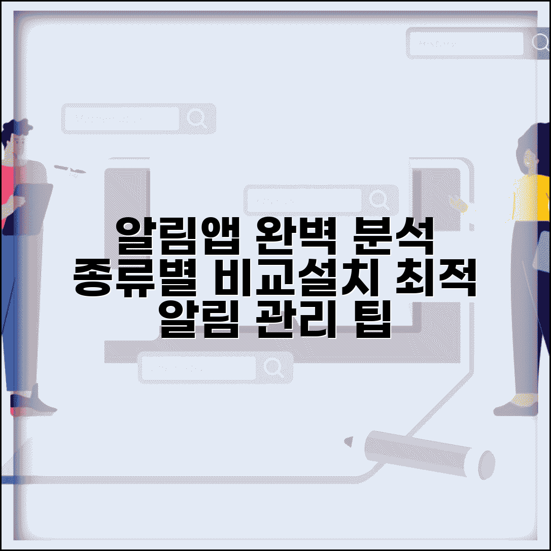 알리미 앱 종류별 비교 | 설치 및 설정 방법 | 알림 관리 최적화 팁