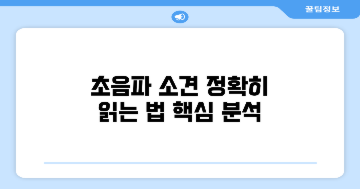 초음파 소견, 정확히 읽는 법