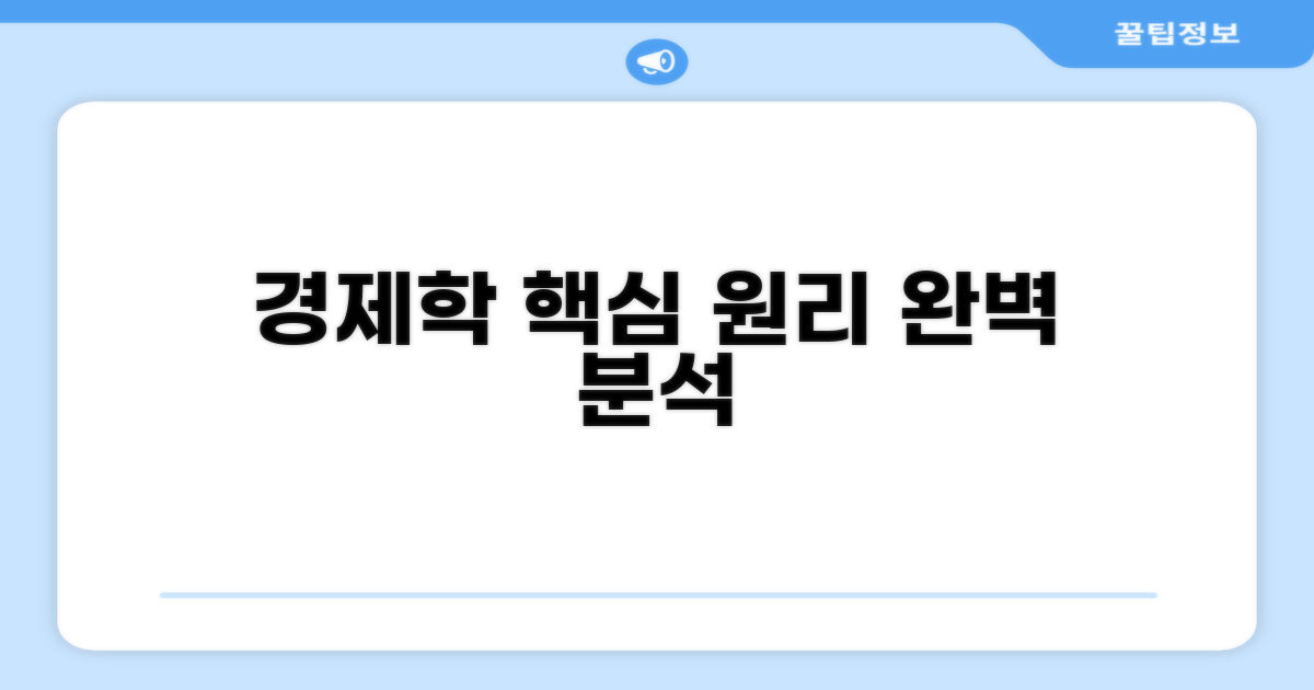 경제학적 원리 상세 분석