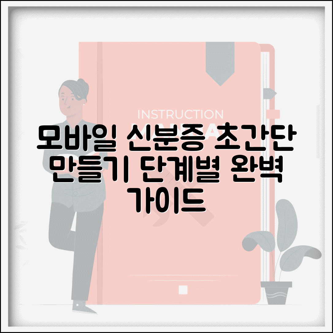 모바일 신분증 만드는 방법 알려드려요 | 초보자도 쉽게 | 단계별 가이드