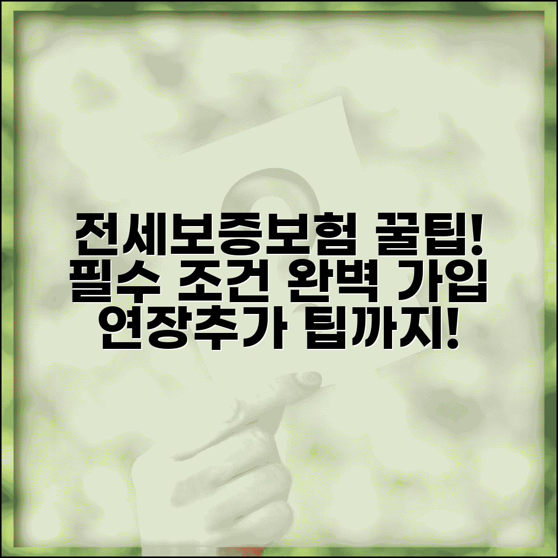전세보증보험 가입조건 및 완벽 가입방법 | 반전의 연장, 시뮬레이션, 추가 팁