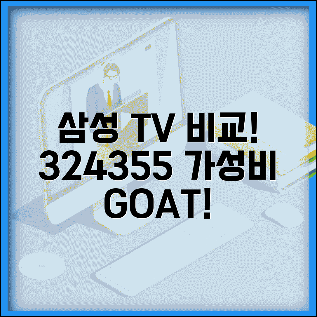 TV 인치별, 32인치 43인치 55인치 삼성TV | 성능, 가격, 추천 한눈에 보기