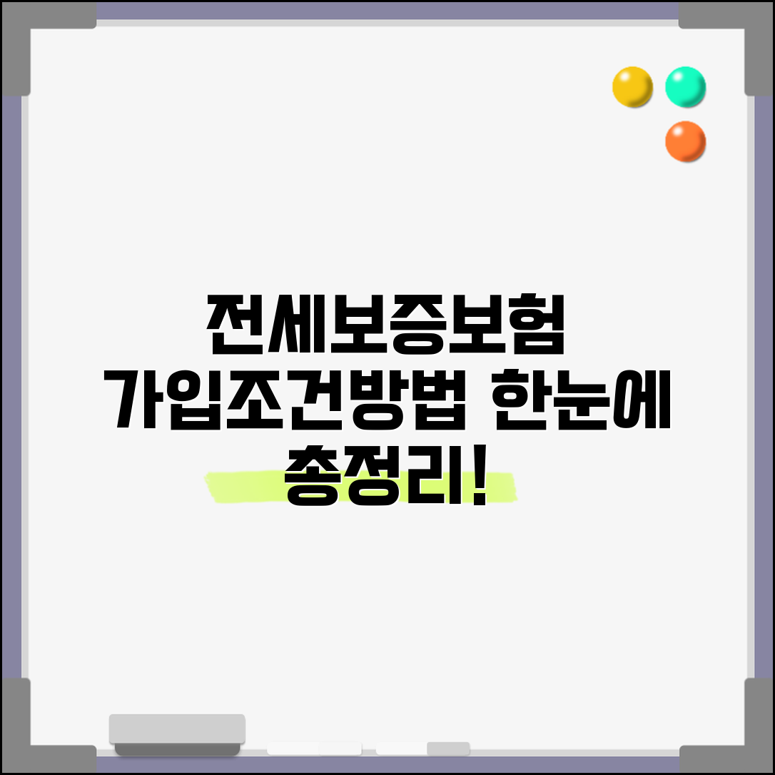 전세보증보험 가입조건 및 방법 | 집주인 동의, 필요서류, 절차 총정리