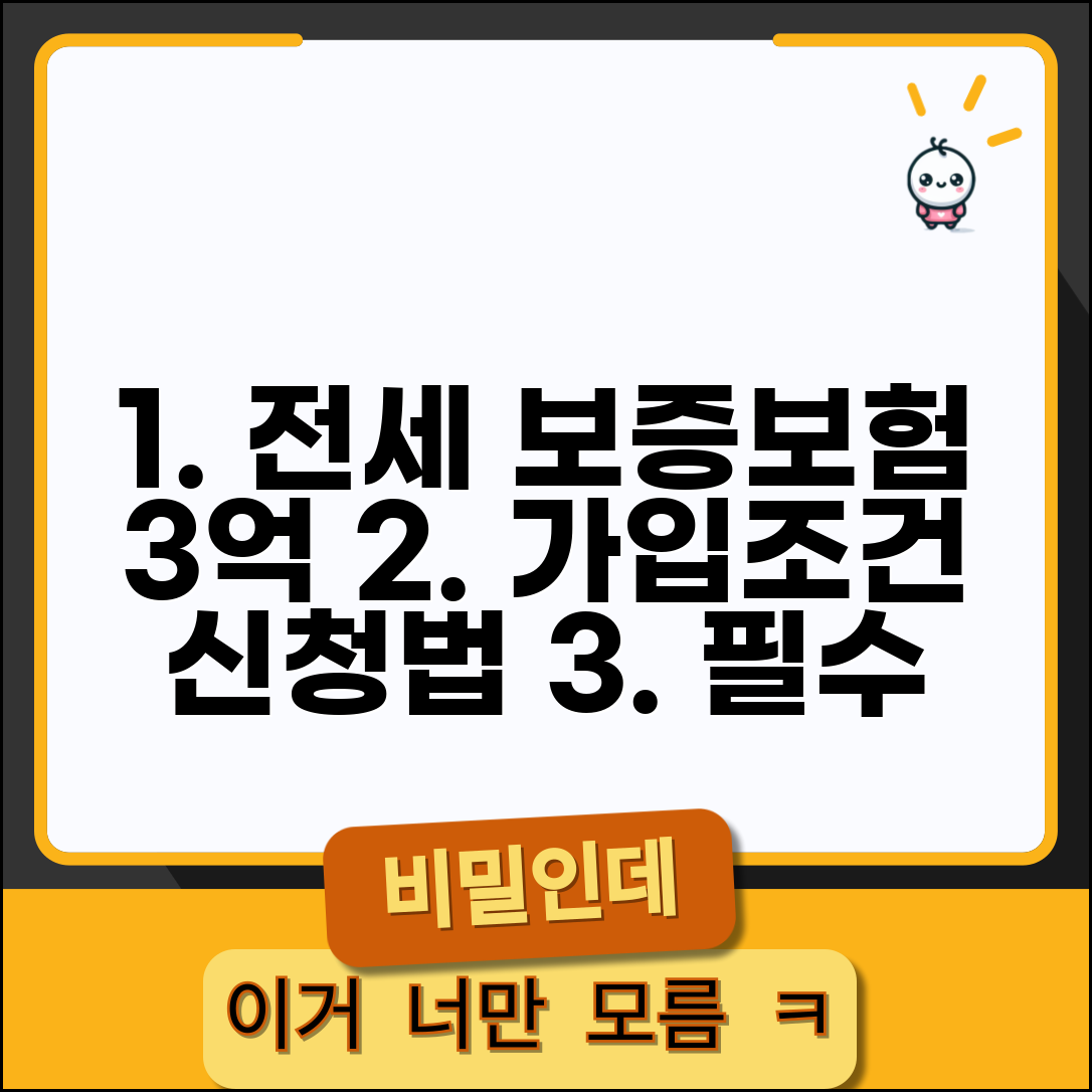 결혼 보증보험 가입조건 및 신청방법 | 전세 보증보험 3억원 한도, 집주인 동의, 필요서류 총정리
