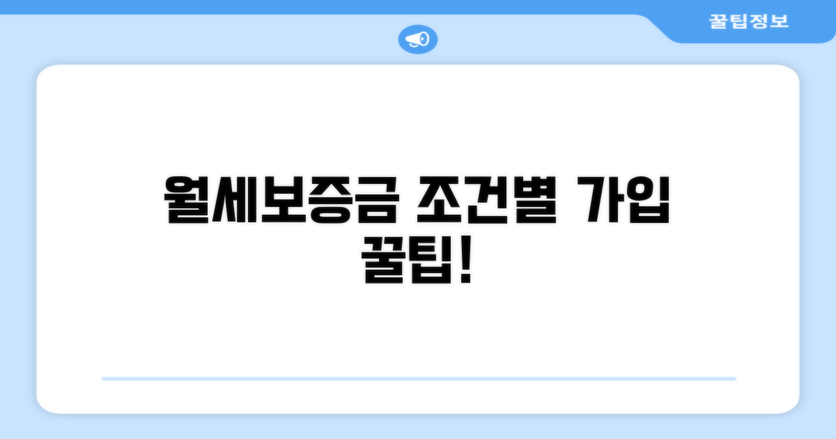 월세, 보증금 조건별 가입 팁