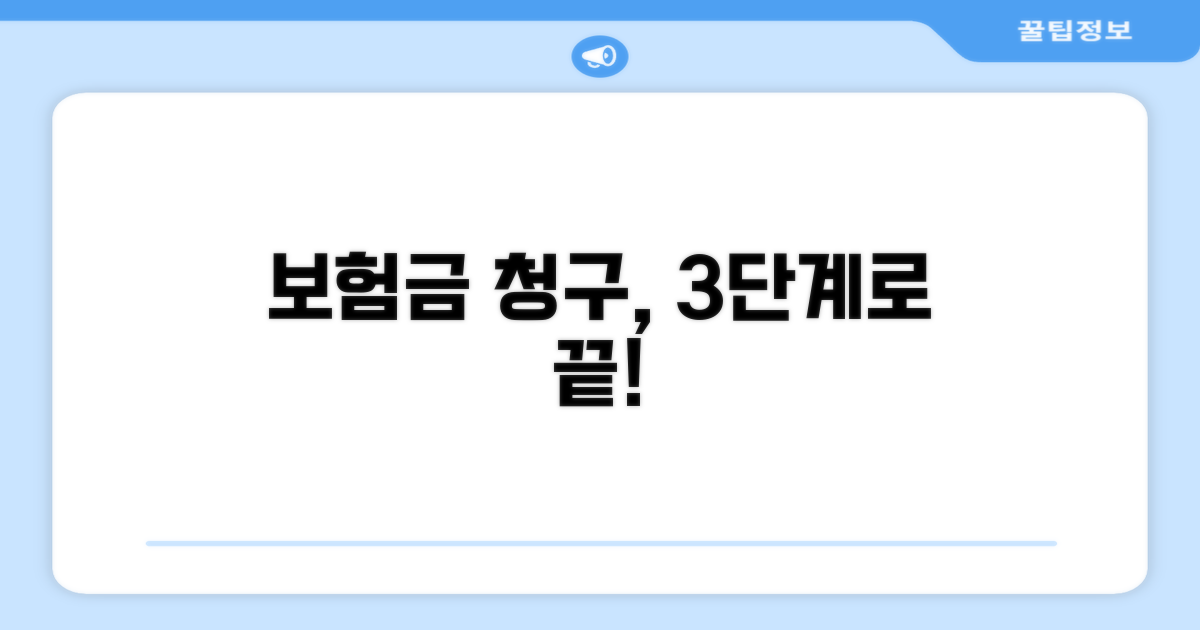 보험금 청구, 이렇게 하면 쉬워요