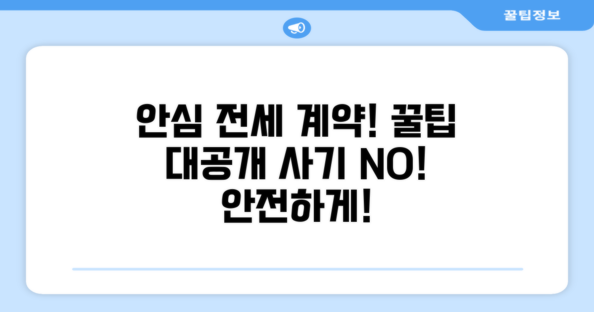 안심 전세 계약을 위한 꿀팁