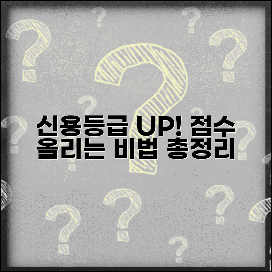 신용등급 관리 방법 및 올리는 법 | 신용평가 기준, 신용점수 조회, 신용회복 총정리